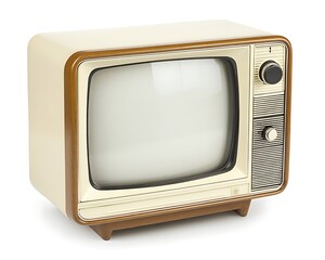 An Old Television Set Featuring Wood Trim and Analog Controls