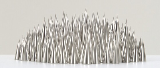 Metal Cone Landscape