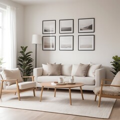 Modern Scandinavian Living Room Interior