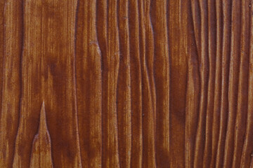 Close up Texture of Polished Wood Showcasing Natural Grains and Patterns in Rich Brown Hues