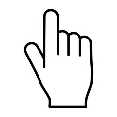 Hand cursor icon