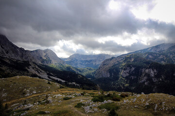 Naklejka premium Scenic landscape of Sutjeska National Park, Bosnia and Herzegovina