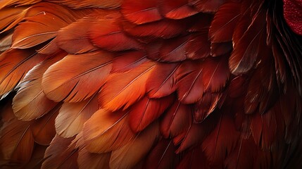 Obraz premium Exploring ameraucana and american bresse chicken breeds colorful feathers in nature close-up view vibrant environment