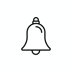 Minimalist Hand-drawn Bell Icon for Notifications and Alerts in Modern Design