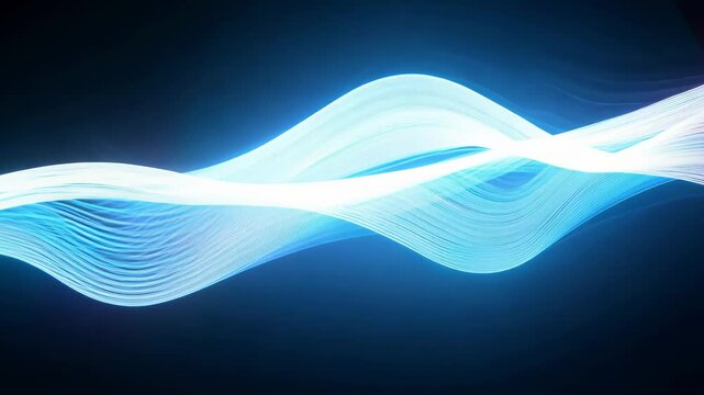 Laser beams create stunning visuals in dark laboratory setting at night