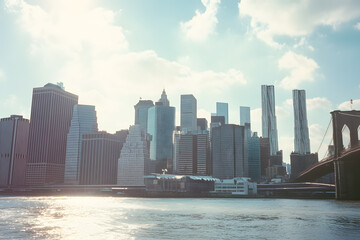 Obraz premium new york city skyline