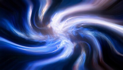 Obraz premium Swirling blue and white energy vortex creating a dynamic abstract background