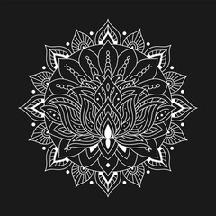 Ornamental Geometric Luxury Mandala Pattern Vector Design.