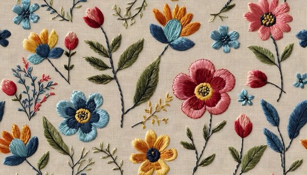 Embroidery Wedding Background for Handcrafted Elegance