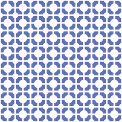 Abstract seamless geometric pattern. Regular tiled ornament of rounder squares overlaping. Geometric background for fabric, scarves, cards, scrapbooks, wrapping paper, textiles and stationery.
