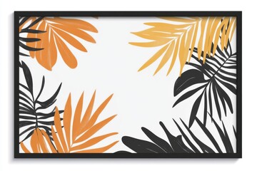 Obraz premium frame mockup poster frame mockup scandinavian style interior design