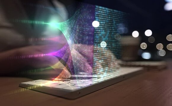 Analysts are using scientific data and Big Data technology. Scientists calculate, analyze and visualize complex data sets on computers, data mining, AI, artificial intelligence, machine learning 