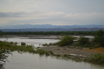 river water after rain nature landscape