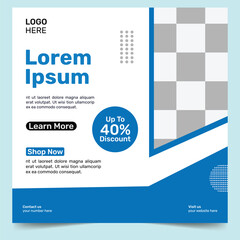 business social media post banner template