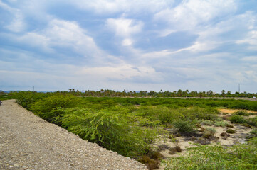 road in the countryside Baluchistan city Turbat