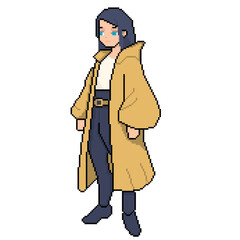 Characters with Pixel Art Type