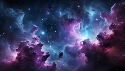 Cosmic Nebula Abstract Background for Space Themes