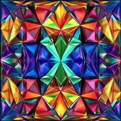 Vibrant Geometric Pattern