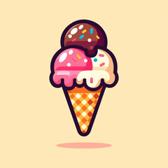 Tasty Soft Serve Ice Cream Design