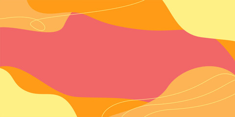 summer background pink and orange wave pattern design. perfect for your design project