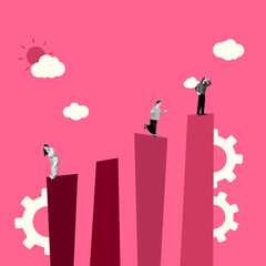 Obraz premium Abstract Concept Design Art Collage