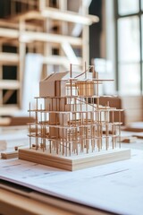 Theoretical planning, foundational structure, and building of structures.