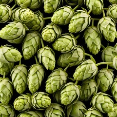 Fototapeta premium Fresh Green Hops Close Up