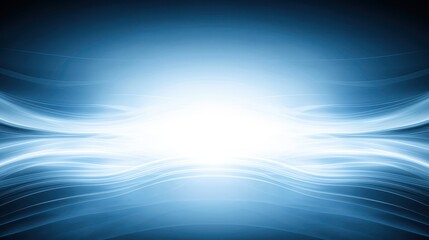Abstract blue waves background, flowing light design for modern and elegant projects
