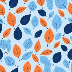 Abstract Autumn Leaf Pattern