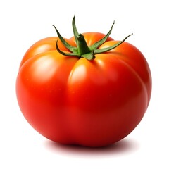 tomato on a white background'
