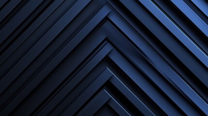 Obraz premium Abstract geometric background with dark blue triangular shapes creating a modern and elegant visual pattern design