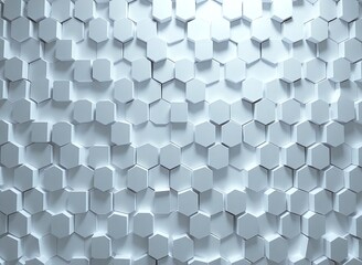 Hexagonal Pattern Wall in Soft Light