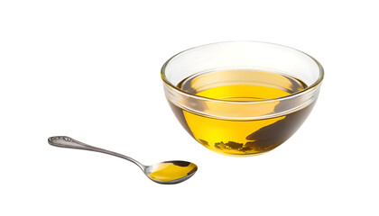 oil in glass bowl png