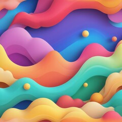 Fototapeta premium Deep Wave Gradient