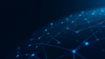 Contemporary Blockchain Wallpaper: Digital Grids & Minimalist Icons for Cross-Border Finance - Secure, Transparent Transactions in Modern Fintech with Ample Negative Space for Overlay Text