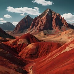 sunrise over the mountains