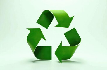 Obraz premium Environmental technology concept. Resource recycling. Recycling society. Green tech. Sustainable development goals. SDGs
