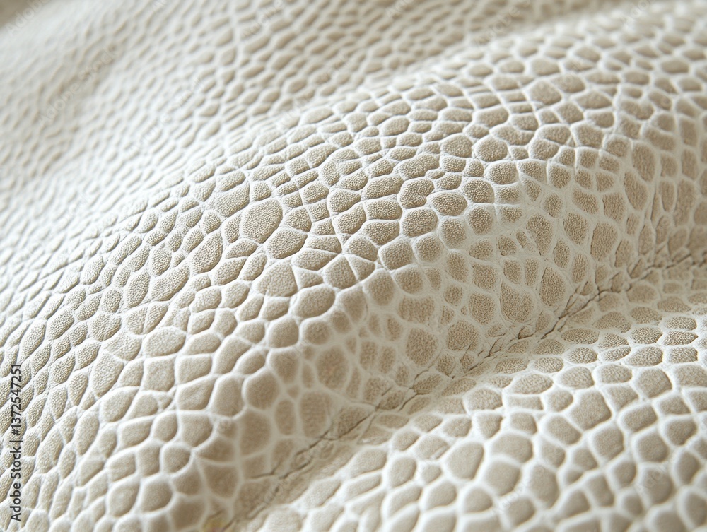 Poster textured ivory leather background with a reptile skin pattern creating a luxurious and organic feel 