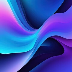 Obraz premium Gentle Curves of Color