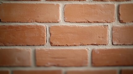 Obraz premium Brick wall photo wallpaper, the texture has a slight pattern.
