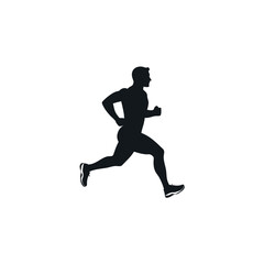 running man silhouette