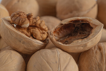 split walnut on other nuts