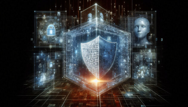 Layer of data protection - Cybersecurity , data privacy, personal identity safety