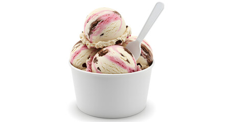 Baskin-Robbins Love Potion #31 Ice Cream in a White Cup