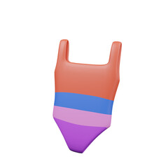3D Swimsuit Icon – Stylish Summer Beachwear