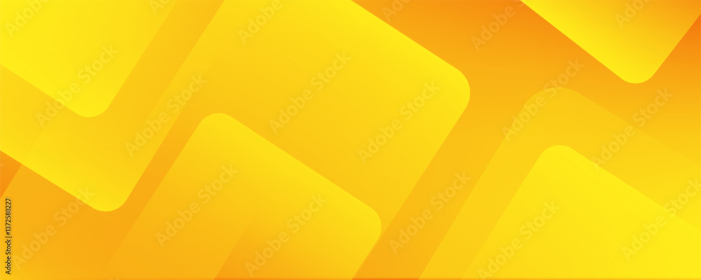 Poster abstract orange and yellow geometric background. dynamic shapes composition. cool background design 