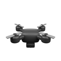 3D Drone Camera Icon – Aerial Photography for Summer Travel