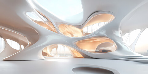 Abstract Modern Architecture Interior Design