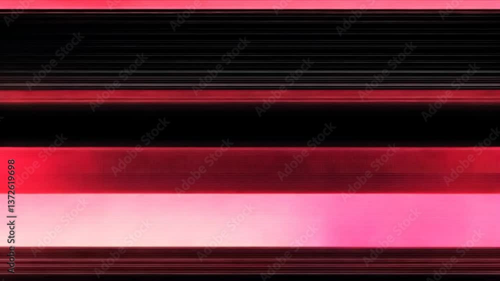 Poster breaking news glitch text animation displaying urgent updates generative ai