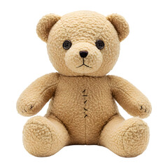 Obraz premium A Plush, Button-Eyed Teddy Bear Antique Curiosity